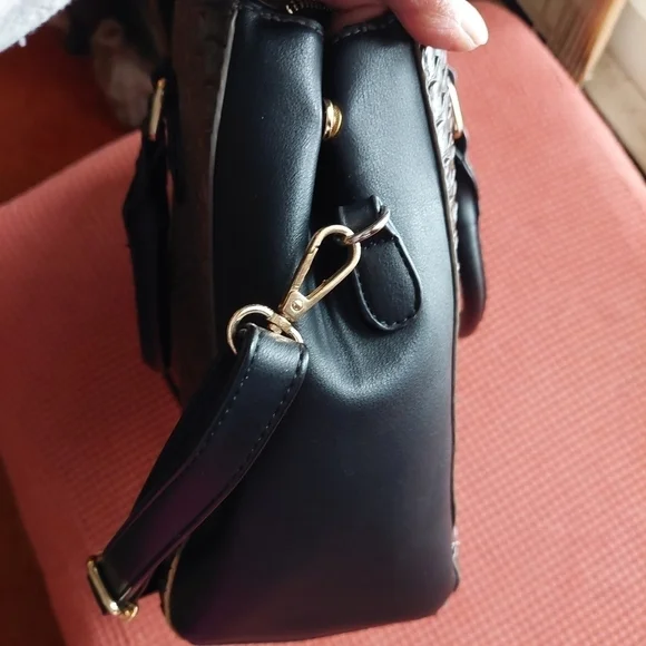 Taupe Large Formed Shell Bag - Picture 13 of 16